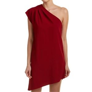 ⭐️NWT⭐️Alice & Olivia Melina Sheath Dress, Bright Bordeaux, size 6